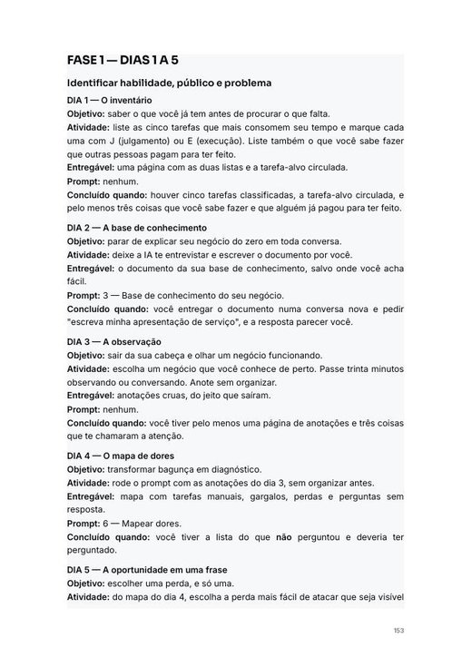 Plano de 30 dias